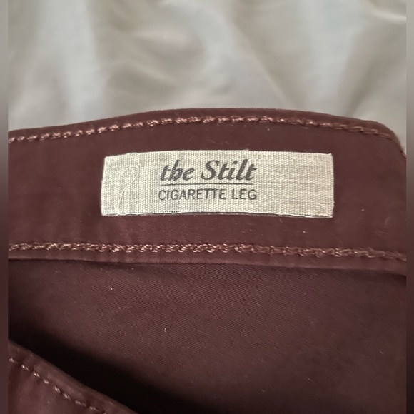 Adriano Goldschmied ‘The Stilt’ Cigarette Leg’. Gorgeous Maroon Colour. - Picture 4 of 11